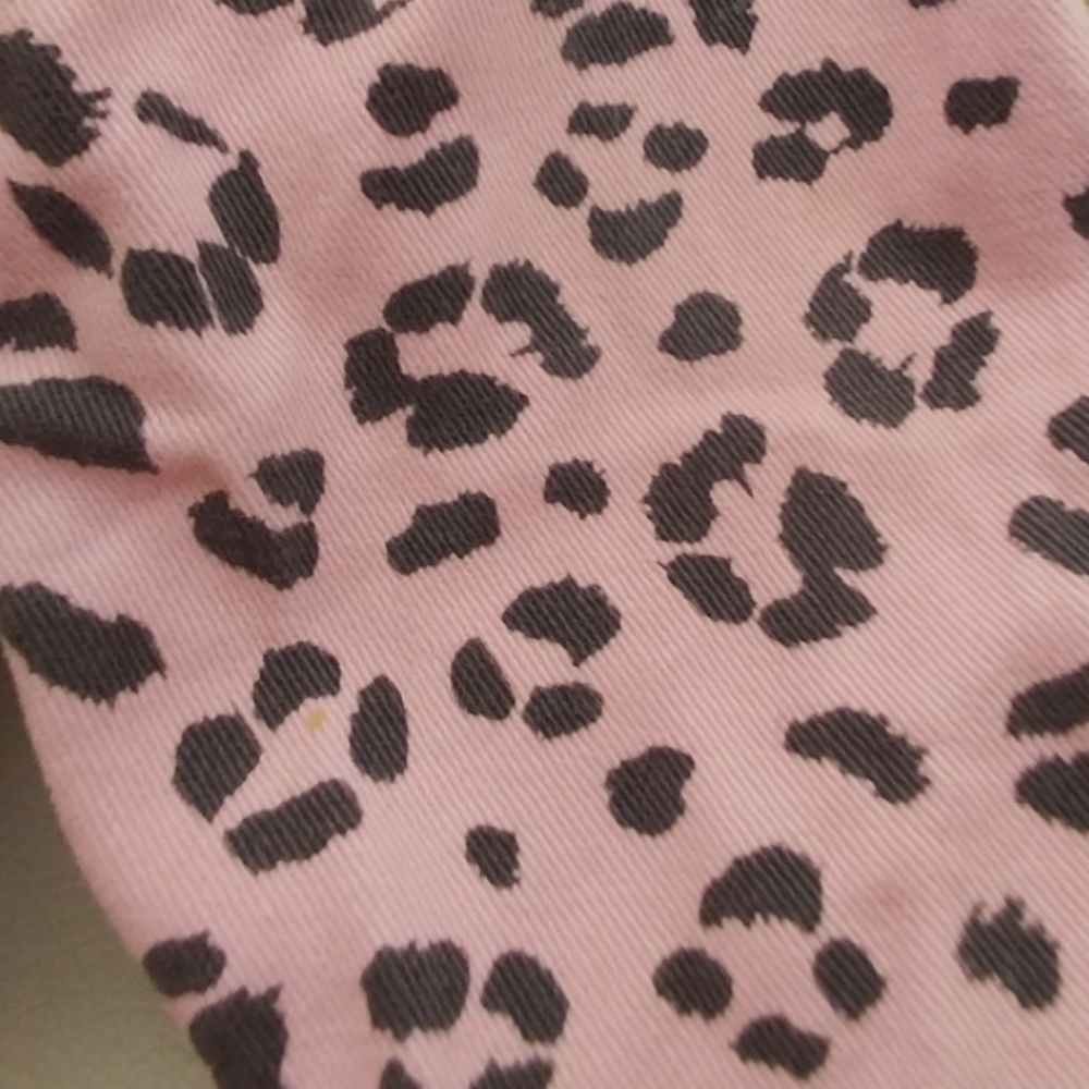 Pink Leopard Gingham Bundle 3-6M Heart Drama Queen Onesie Ruffle Pants Shorts - Picture 12 of 15